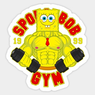 Spongebob Gym Sticker